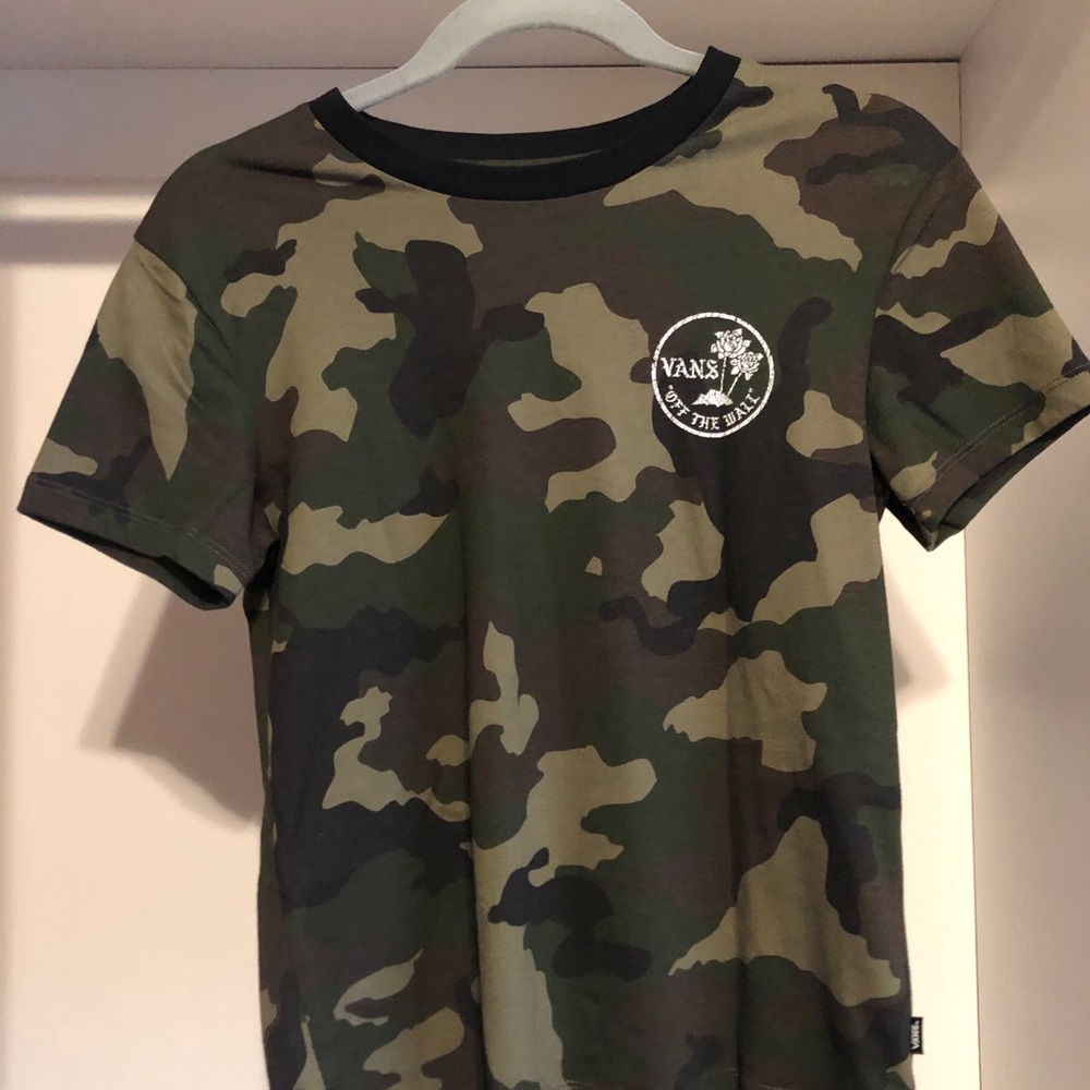 Camo Vans Graphic Tee